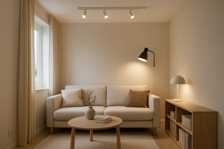 Licht, kleur en materialen voor optische ruimte