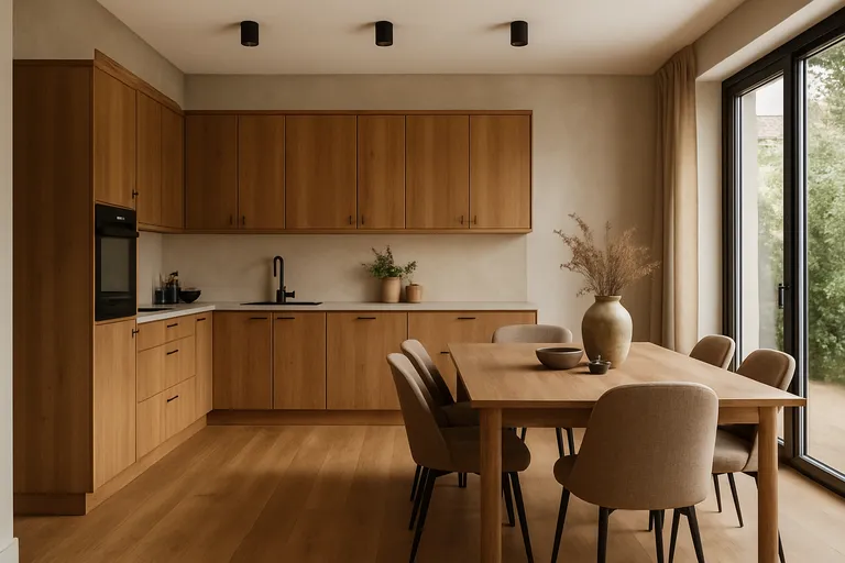 Materialen en stijl die één geheel vormen