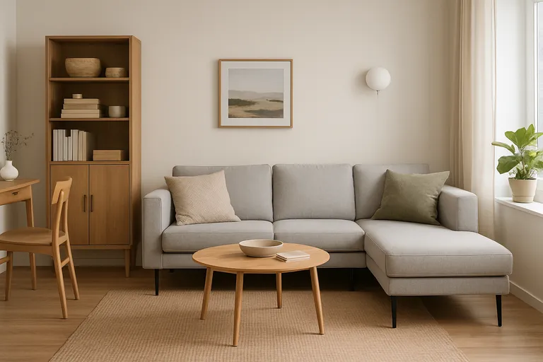 Meubels en opbergen die werken op 18 M²