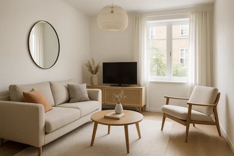 Slimme indelingen voor een woonkamer van 18 M²