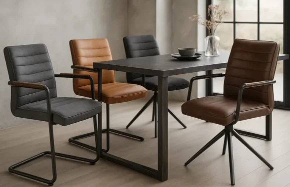 Stalen eetkamerstoelen voor jouw eethoek met industriële charme en blijvend comfort