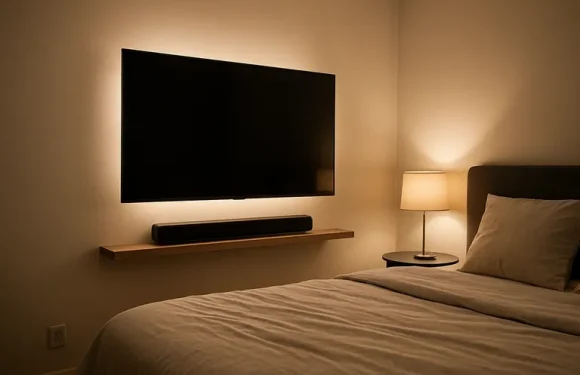 TV aan de muur in de slaapkamer: zo creëer je een strakke, rustige en kabelvrije look