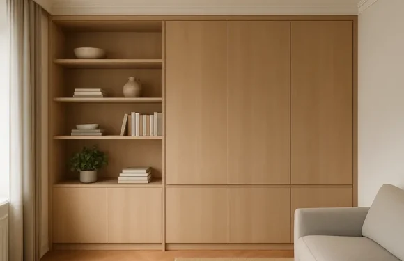 Wandkast op maat, naadloos ingebouwd voor stijl en extra opbergruimte