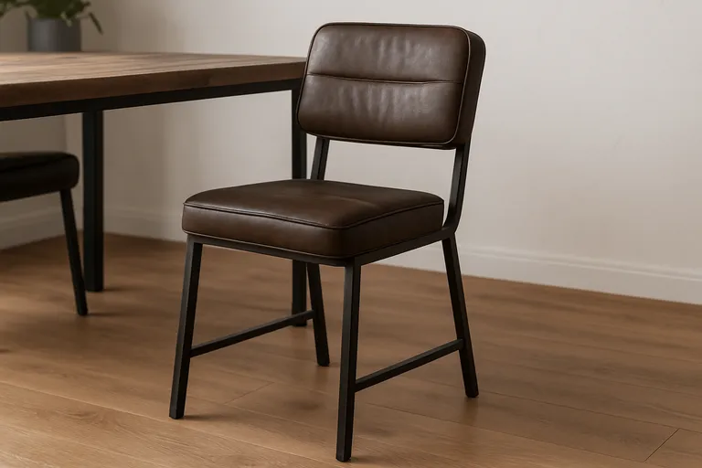 Wat is een eetkamerstoel van staal