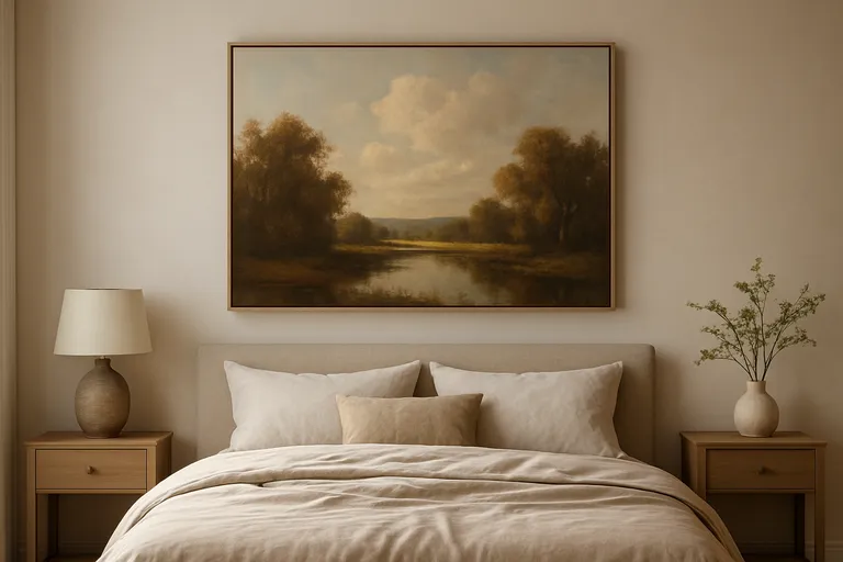Formaat, compositie en plaatsing van je slaapkamer schilderij