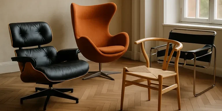 Iconische designstoelen voor elke ruimte: tijdloze klassiekers met karakter