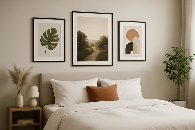 Plaatsing en compositie in de slaapkamer