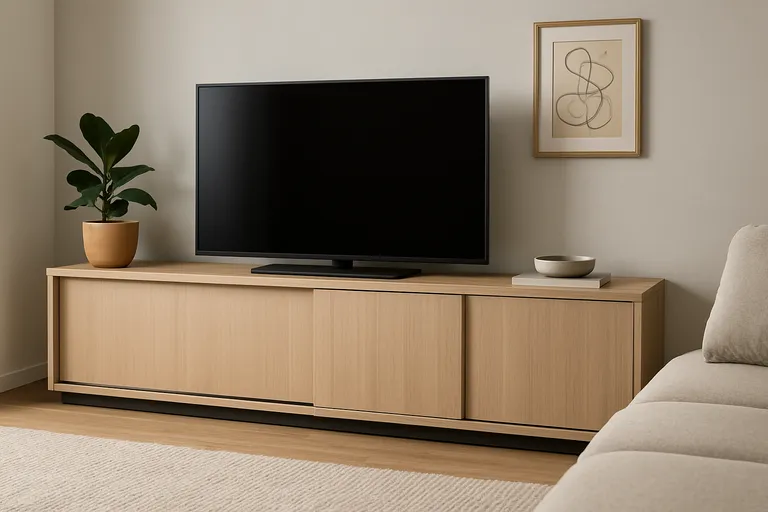 Waarom een TV kast met schuifdeuren?