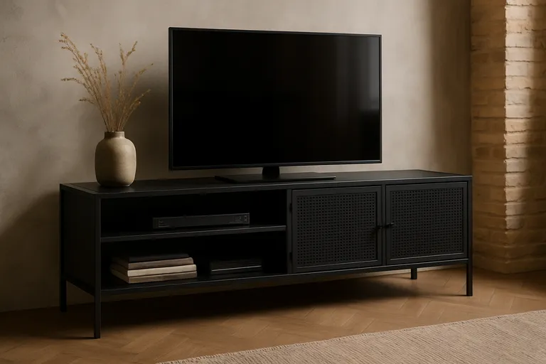 Wat is een metalen TV kast en wat zijn de voordelen