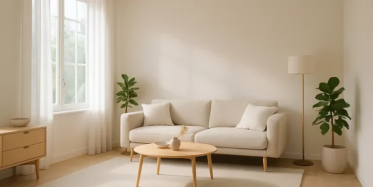 Zo maak je je woonkamer licht en ruimtelijk met slimme kleuren, meubels en verlichting