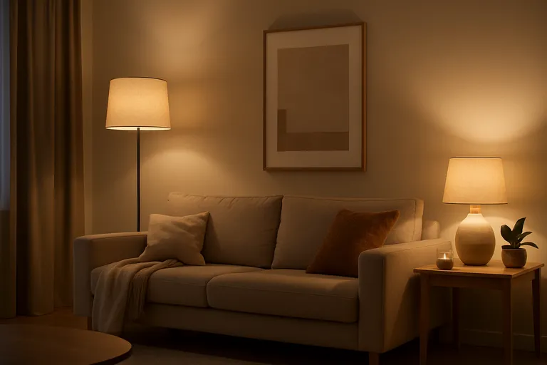 Woonkamer lamp: functies en lichtlagen